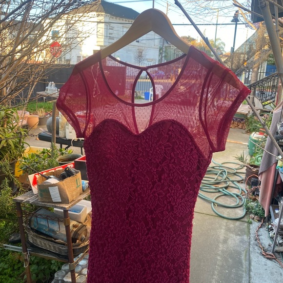 Large size Red Dress - Picture 6 of 7
